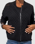 Livia | Cardigan Traforato con Zip