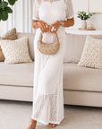 Valentina | Abito Maxi Traforato con Sottoveste