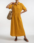 Aurora | Abito Maxi Fluido con Tasche