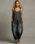 Noemi | Tuta Denim Larga con Tasche