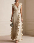 Chiara | Abito Lungo Elegante con Volant