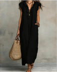 Valentina | Abito Maxi Bohemien con Volant