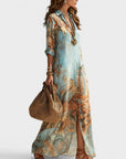 Arianna | Abito Camicia Maxi a Stampa