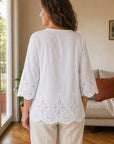 Eleonora | Blusa Ricamata Raffinata