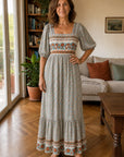 Ginevra | Abito Maxi Floreale