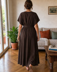 Lavinia | Abito Maxi Drappeggiato