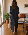 Livia | Abito Maxi Chemisier