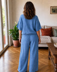 Matilde | Completo Ricamato in Lino