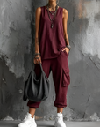 Valentina | Completo Casual Morbido con Tasche