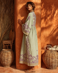 Viola | Abito Maxi Floreale