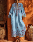 Viola | Abito Maxi Floreale