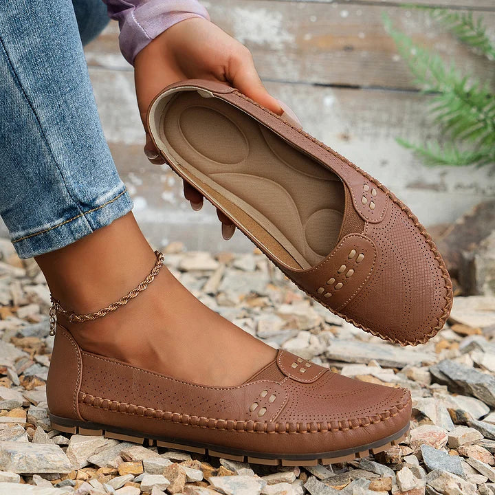 Arianna | Mocassini Comfort con Dettagli Intrecciati