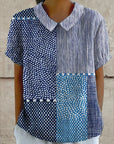 Chiara | Blusa Floreale con Colletto