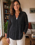 Blusa Jacquard Floreale