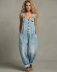Noemi | Tuta Denim Larga con Tasche