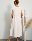 Livia | Abito Maxi Svasato con Tasche