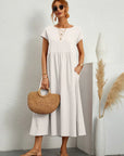 Livia | Abito Maxi Svasato con Tasche