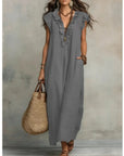 Valentina | Abito Maxi Bohemien con Volant
