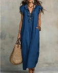 Valentina | Abito Maxi Bohemien con Volant
