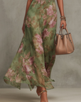 Camilla | Abito Maxi Floreale con Scollo Halter