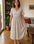 Elena | Abito Floreale Midi