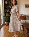 Elena | Abito Floreale Midi