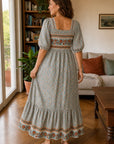 Ginevra | Abito Maxi Floreale