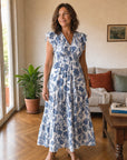 Bianca | Abito Maxi Floreale
