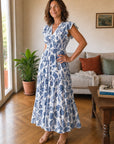 Bianca | Abito Maxi Floreale