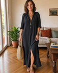 Livia | Abito Maxi Chemisier