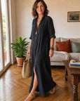 Livia | Abito Maxi Chemisier