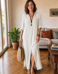 Livia | Abito Maxi Chemisier