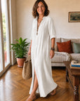 Livia | Abito Maxi Chemisier