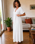 Alessia | Abito Maxi in Mussola