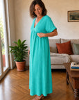 Alessia | Abito Maxi in Mussola