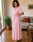 Alessia | Abito Maxi in Mussola