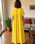 Alessia | Abito Maxi in Mussola