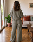 Matilde | Completo Ricamato in Lino