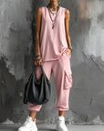 Valentina | Completo Casual Morbido con Tasche