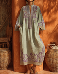 Viola | Abito Maxi Floreale